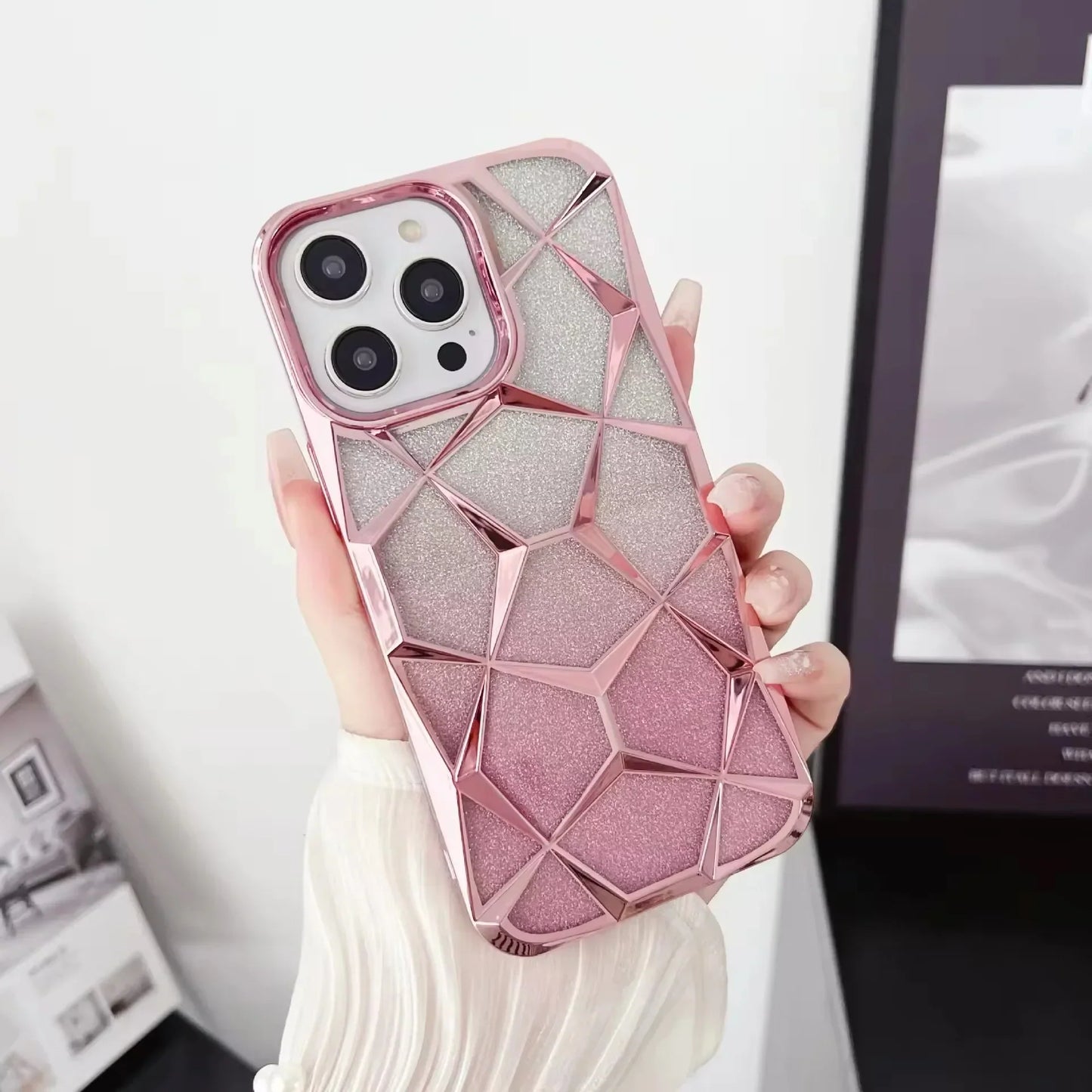 3D Diamond Pattern Case