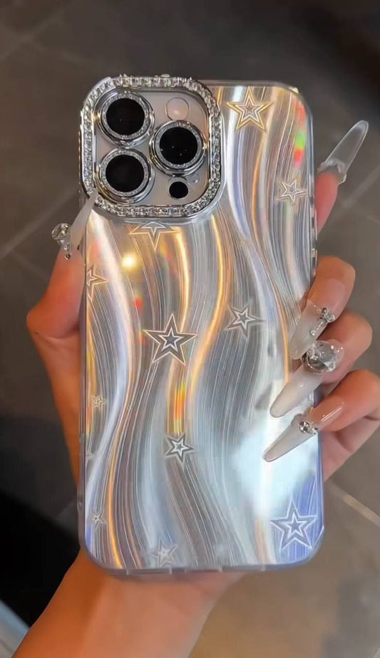 Star Pattern Glitter Lens Case (NEW)