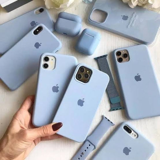 SKY BLUE SILICON CASE