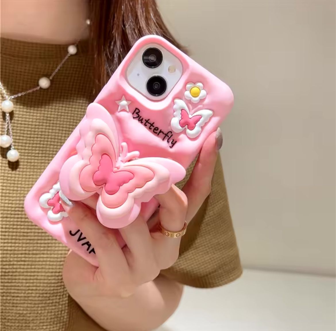 3D Butterfly Case With Holder (NEW)