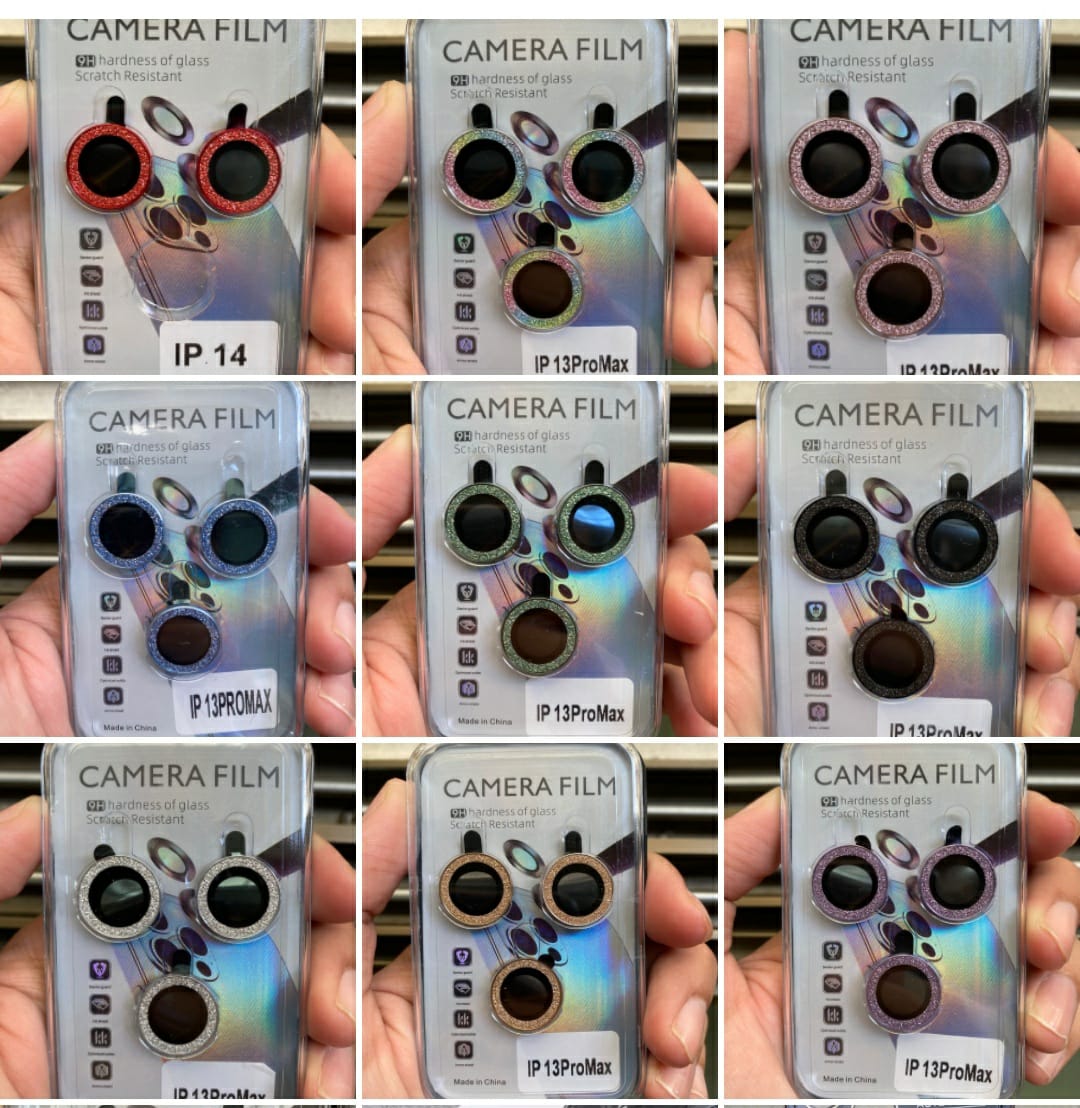Glitter Camera Lens