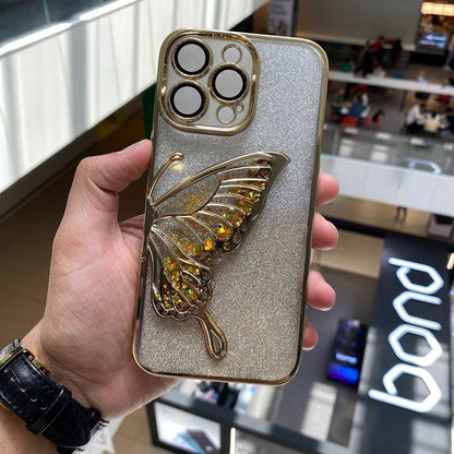 Shimmery Butterfly Glitter Case (Available in 6 colors)